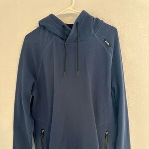 UNRL Men's Navy Blue Hoodie Jacket